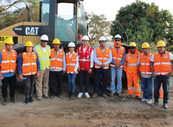 TENIENTES GOBERNADORES PARTICIPARON DE VISITA GUIADA A OBRA DE HABILITACIÓN DE ACCESOS